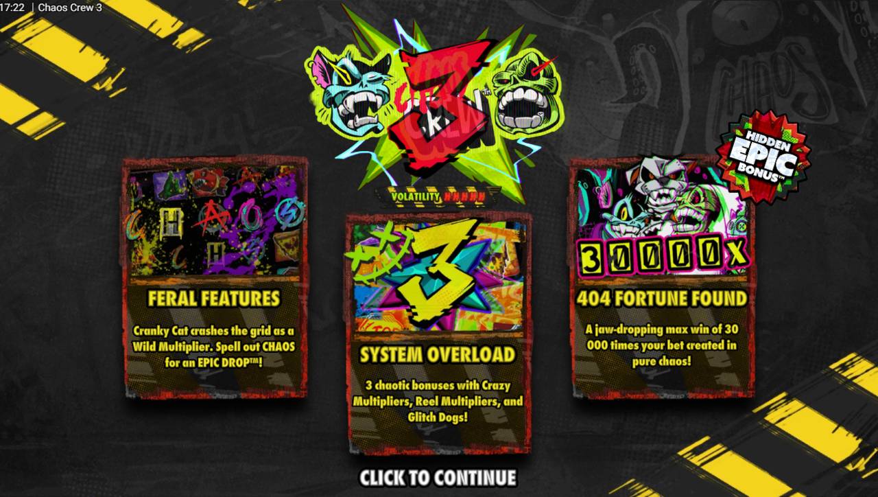 Chaos Crew 3 (Hacksaw Gaming) Image 1